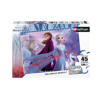 Clementoni Disney Frozen La Reine des Neiges 2-104 Maxi pièces-Puzzle  Enfant-fabriqué en Italie, 4 Ans et Plus, 23757, No Color