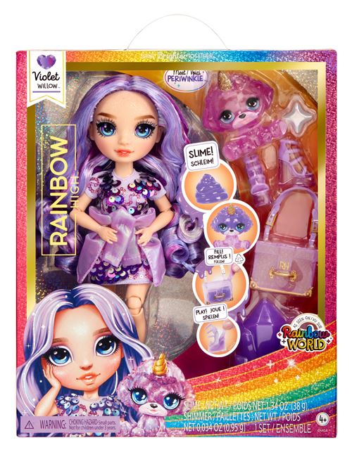 Rainbow High - Poupée Classic - Violet - Image 3