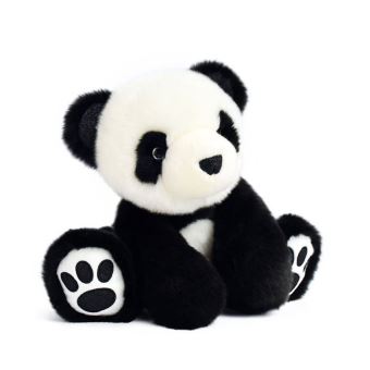 Animal en peluche Doudou et Compagnie So Chic Panda Noir 25 cm - 1