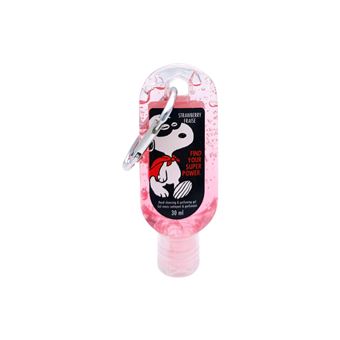 Gel main nettoyant Miniso Snoopy 30 ml mousqueton