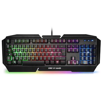 Pack Gaming 3 en 1 Clavier + Souris + Tapis de souris Spirit Of Gamer Ultimate 500