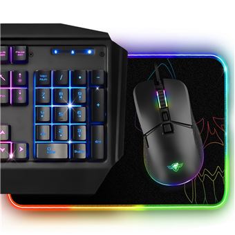 Pack Gaming 3 en 1 Clavier + Souris + Tapis de souris Spirit Of Gamer Ultimate 500