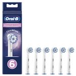 Pack de 6 brossettes Oral B Sensitive Clean Mega Blanc