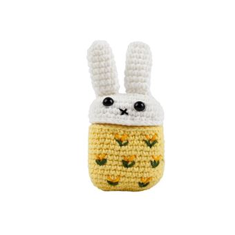 Coque pour Airpods 1 et 2 Funny airpods avec crochet en forme de lapin