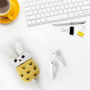 Coque pour Airpods 1 et 2 Funny airpods avec crochet en forme de lapin