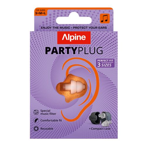 Protections Auditives Alpine PartyPlug – Accessoire audio, Transparent et Noir - vue 2
