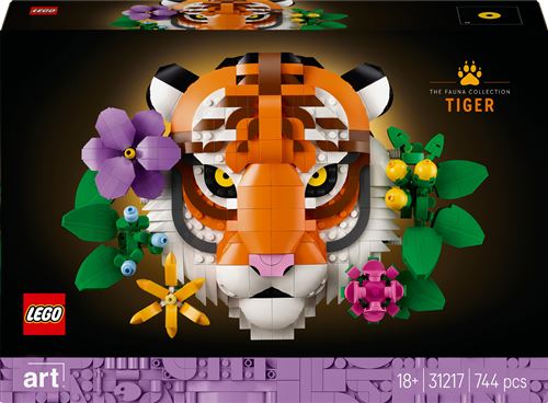 LEGO® Art 31217 La collection Faune - Le tigre - Lego Art