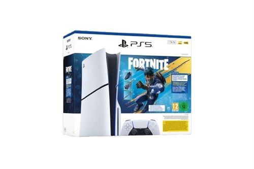 Sony Interactive Entertainment PlayStation 5 - Fortnite Flowering Chaos Bundle 1 To Wifi Noir, Blanc
