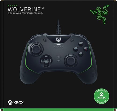 Manette Gaming filaire Razer Edition Wolverine V2 pour Xbox Séries X État correct - Razer reconditionné disponible sur Fnac