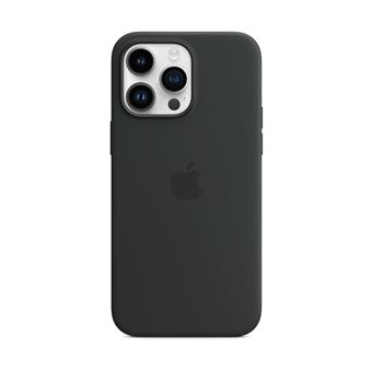 Apple - Coque de protection pour téléphone portable - avec MagSafe - silicone - noir minuit - pour iPhone 14 Pro Max