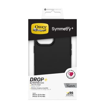 Coque de protection pour iPhone 12/12 Pro OtterBox Symmetry Series+ avec MagSafe Noir