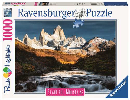Puzzle 1000 pièces : Le Fitz Roy Patagonie Ravensburger France - vue 4