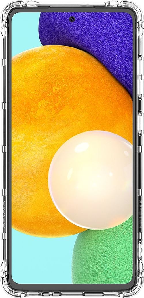Coque souple pour smartphone Samsung Galaxy A52 4G/5G Transparent