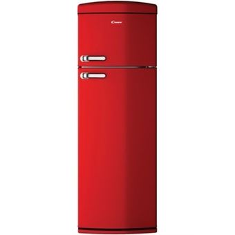 Réfrigérateur Double Porte Rétro DOMO DO91708R - Rose - 144 Cm - Classe D - 206 L - 6