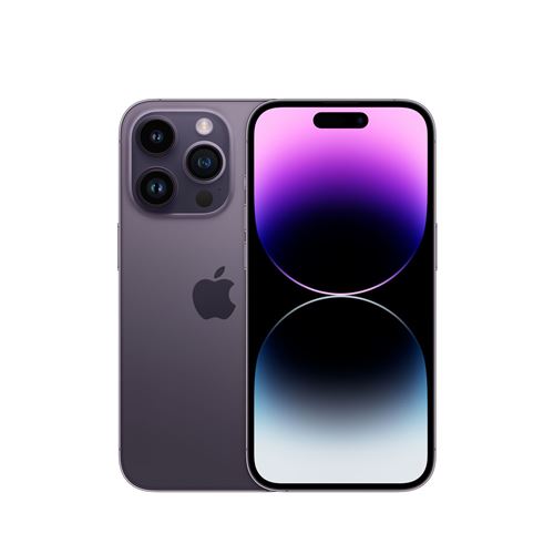 Acheter Apple iPhone 14 Pro 6,1"" 5G Double SIM 1 To Violet intense État correct - 546,00 € Apple iPhone 14 Pro 6,1"" 5G Double SIM 1 To Violet intense État correct - Apple reconditionné disponible sur Fnac