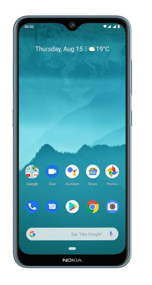 Smartphone Nokia 6.2 Double SIM 64 Go Bleu Glacial