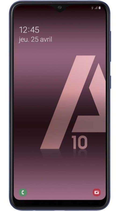 Samsung Galaxy A10 - 4G smartphone - double SIM - RAM 2 Go / Mémoire interne 32 Go - microSD slot - Écran LCD - 6.2\