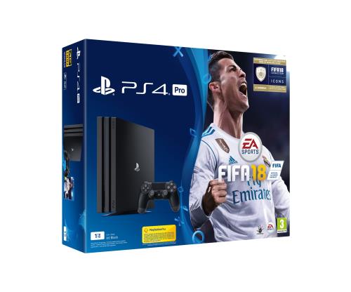 Acheter Pack Console Sony Playstation 4 Pro 1 To Noire + FIFA 18 État correct - 269,00 € Pack Console Sony Playstation 4 Pro 1 To Noire + FIFA 18 État correct - Sony reconditionné disponible sur Fnac