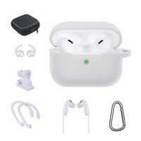 Kit accessoires 7 en 1 On Earz Mobile Gear pour AirPods Pro et Pro2 Blanc