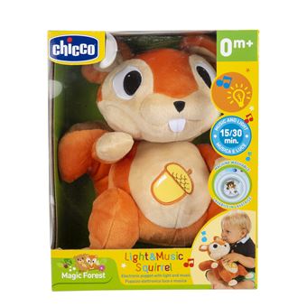 Ecureuil en peluche Chicco Sons et lumière