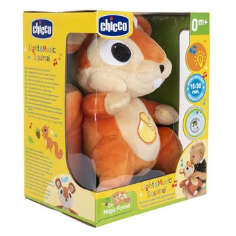 Ecureuil en peluche Chicco Sons et lumière