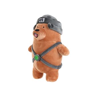 Peluche Miniso We Bare Bears Grizzly avec chapeau - 1