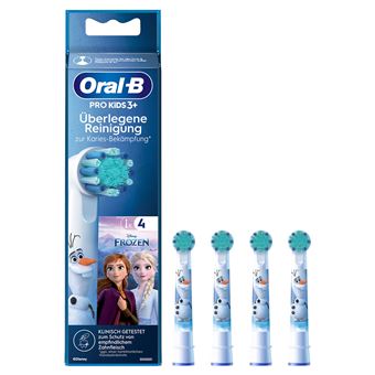 Pack de 4 Brosses à dents électriques Oral B Recharge Frozen