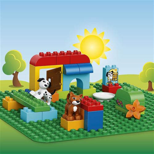 Grande Plaque De Base Verte LEGO® DUPLO® 2304 LEGO® : la boîte à Prix  Carrefour