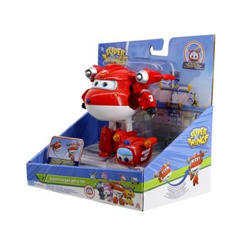 Figurine Super Wings Transforming Jett et Super Pets
