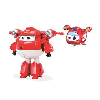 Figurine Super Wings Transforming Jett et Super Pets