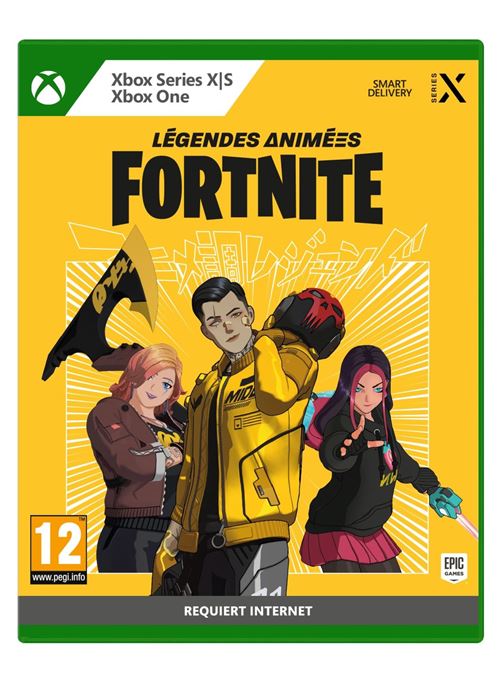 Code in a Box Fortnite Légendes Animées Xbox
