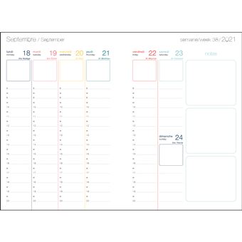 Agenda Semainier Oberthur Astoria 25 Modèle aléatoire