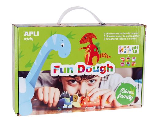 Pâte à modeler Apli Kids Fun Dough Dinos family