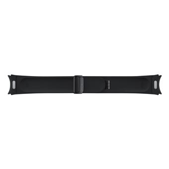 Bracelet hybride en simili cuir pour Samsung Galaxy Watch Series 115 mm S/M Noir