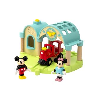 Gare à enregistreur vocal Mickey Mouse Brio