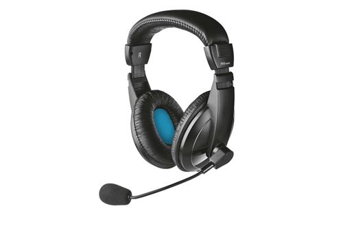 Casque PC Trust Quasar Noir