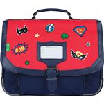 Cartable scolaire Tann's Tristan 35 cm Rouge et Bleu Marine