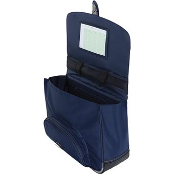 Cartable scolaire Tann's Tristan 35 cm Rouge et Bleu Marine