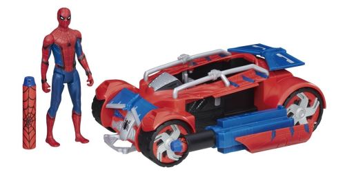 SPIDERMAN - FIGURINE 15CM + VEHICULE