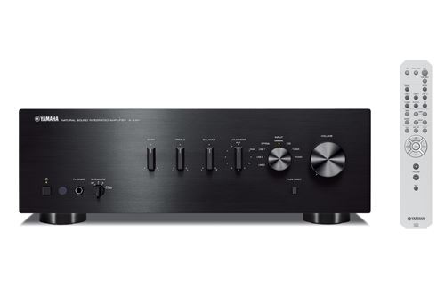 YAMAHA Ampli stéréo A S301 BL 2 x 60 Watts Technologie ToP ART DAC 24 bits / 192 kHz Préampli phono MM Sortie casque