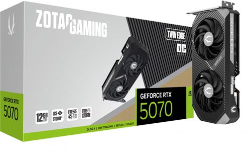 Carte Graphique Zotac GAMING GeForce RTX 5070 – 12 Go GDDR7, Twin Edge OC - vue 5
