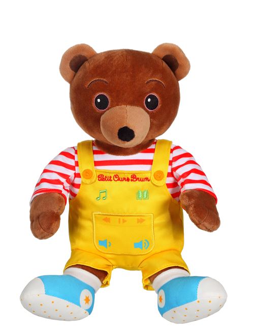 Gipsy Toys Petit Ours – Peluche Musicale Qui Parle Conteur d'Histoires 28 cm – Jaune - vue 2