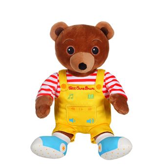 Peluche interactive Gipsy Petit Ours Brun Conteur d'Histoires 28 cm