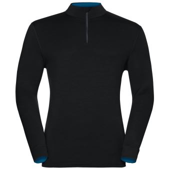 T-shirt manches longues Odlo Natural 100% Merino Noir Taille S - 1
