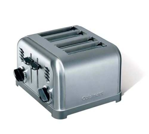 Grille pain Cuisinart CPT180GE 4 tranches 1800 W Argent