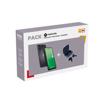 Bundle - Motorola Moto G24 Smartphone 6,6“ Dual SIM 128 GB Schwarz + Buds - 1
