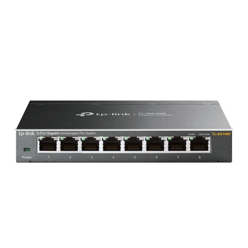 Switch réseau de bureau TP-Link TL-SG108E 8 ports Gigabit