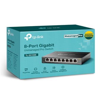 Switch réseau de bureau TP-Link TL-SG108E 8 ports Gigabit