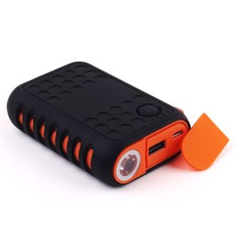 Batterie de secours torche 7800 mAh Noir