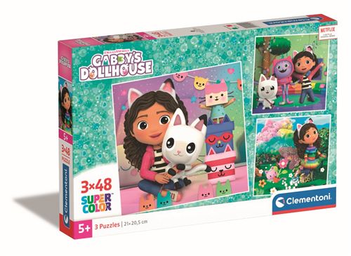 Clementoni Puzzle Gabby's Dollhouse 144 Pièces - Image 3